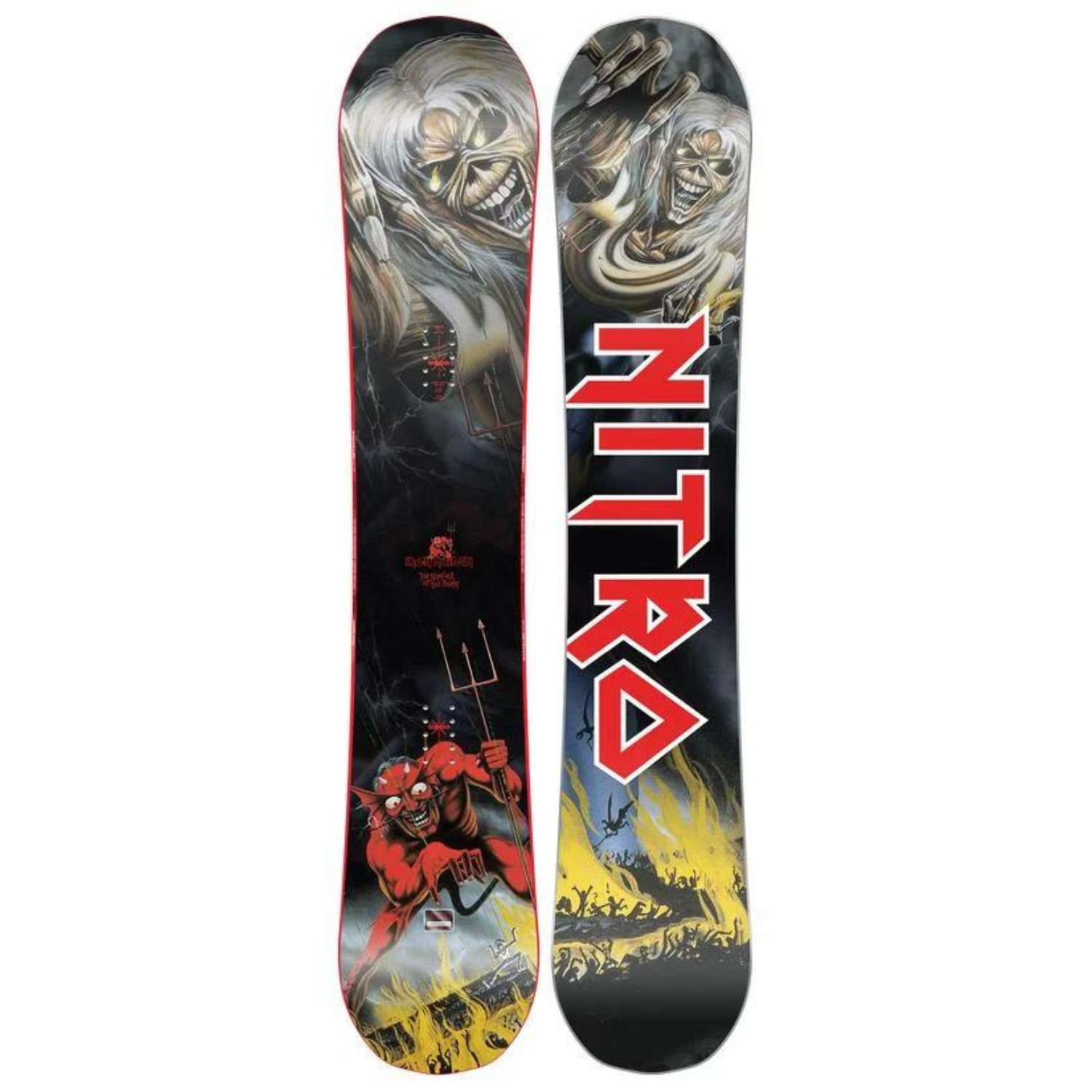 nitro brigade snowboard Nitro Beast x Iron Maiden Limited Edition Snowboard