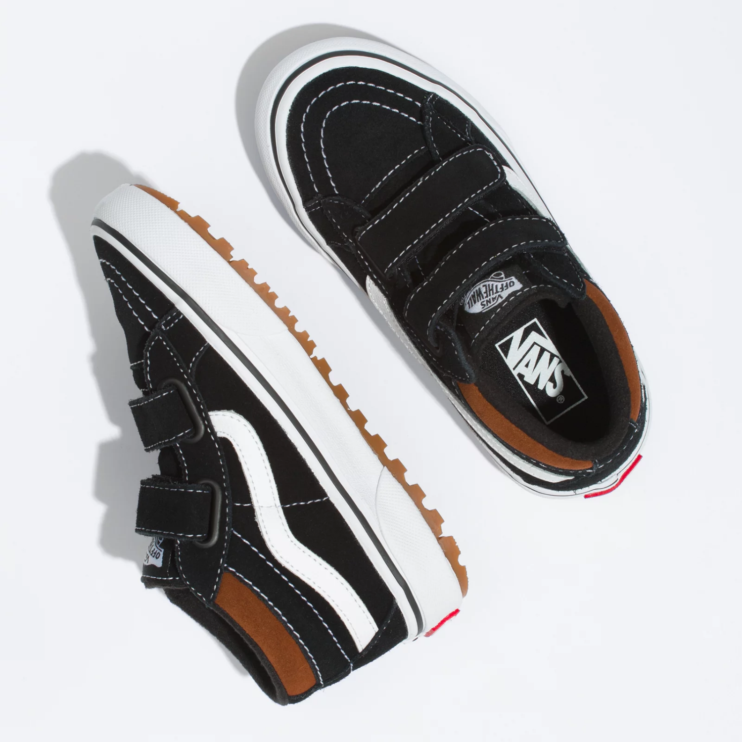 Vans Toddler/Kids Sk8-Mid Reissue V MTE-1 Black/Tortoise Shell Shoes