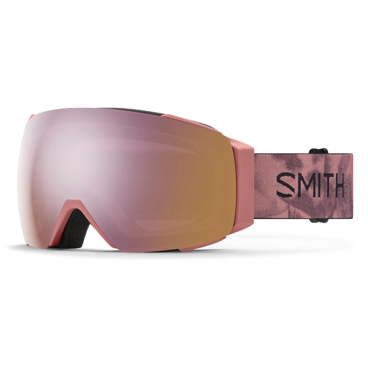 Smith IO Mag Snowboarding Goggles - Chalk Rose Bleached || ChromaPop Everyday Rose Gold Mirror