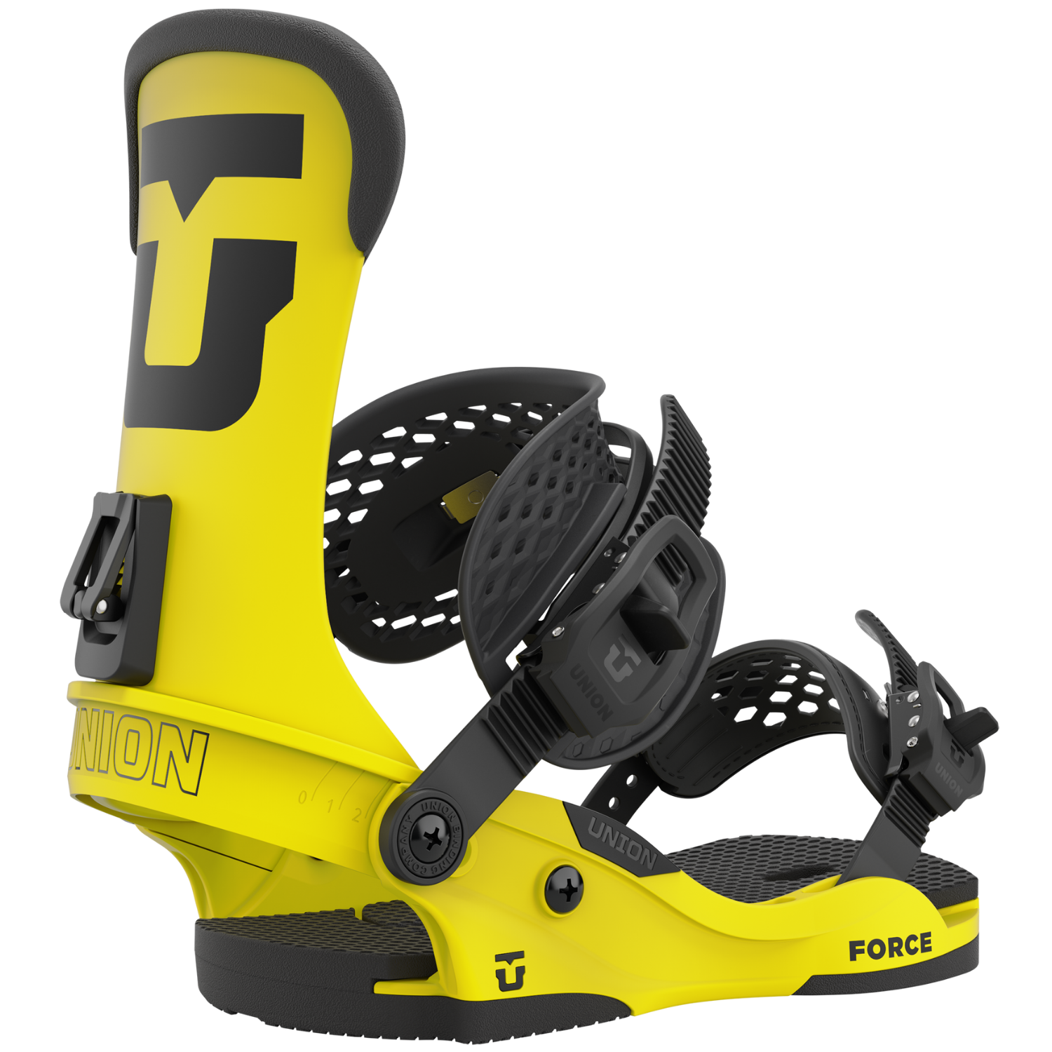 2023 Union Force Men's Snowboard Bindings - Electric Yellow