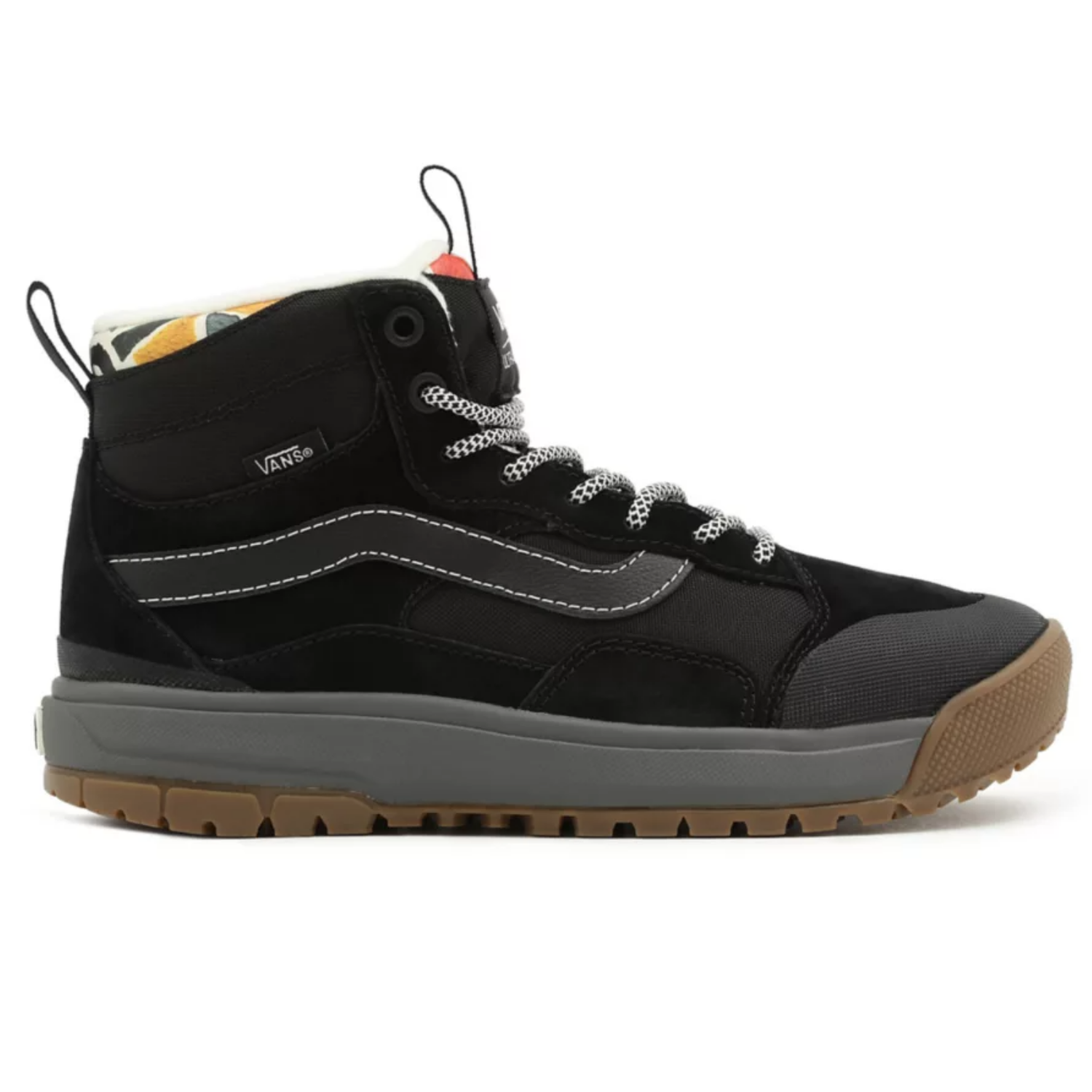 Vans ultrarange hi black sales