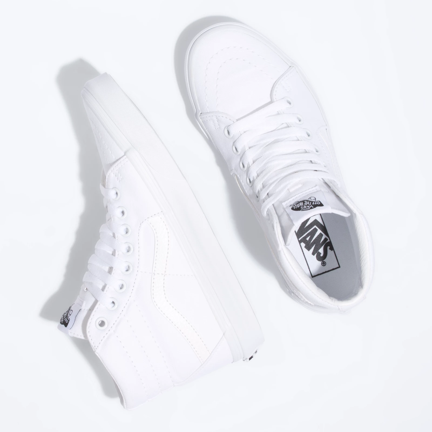 Vans Sk8-Hi Canvas True White Shoes - Men's