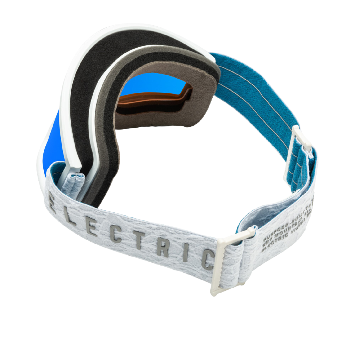 Matte White Nuron/Blue Chrome+ Yellow