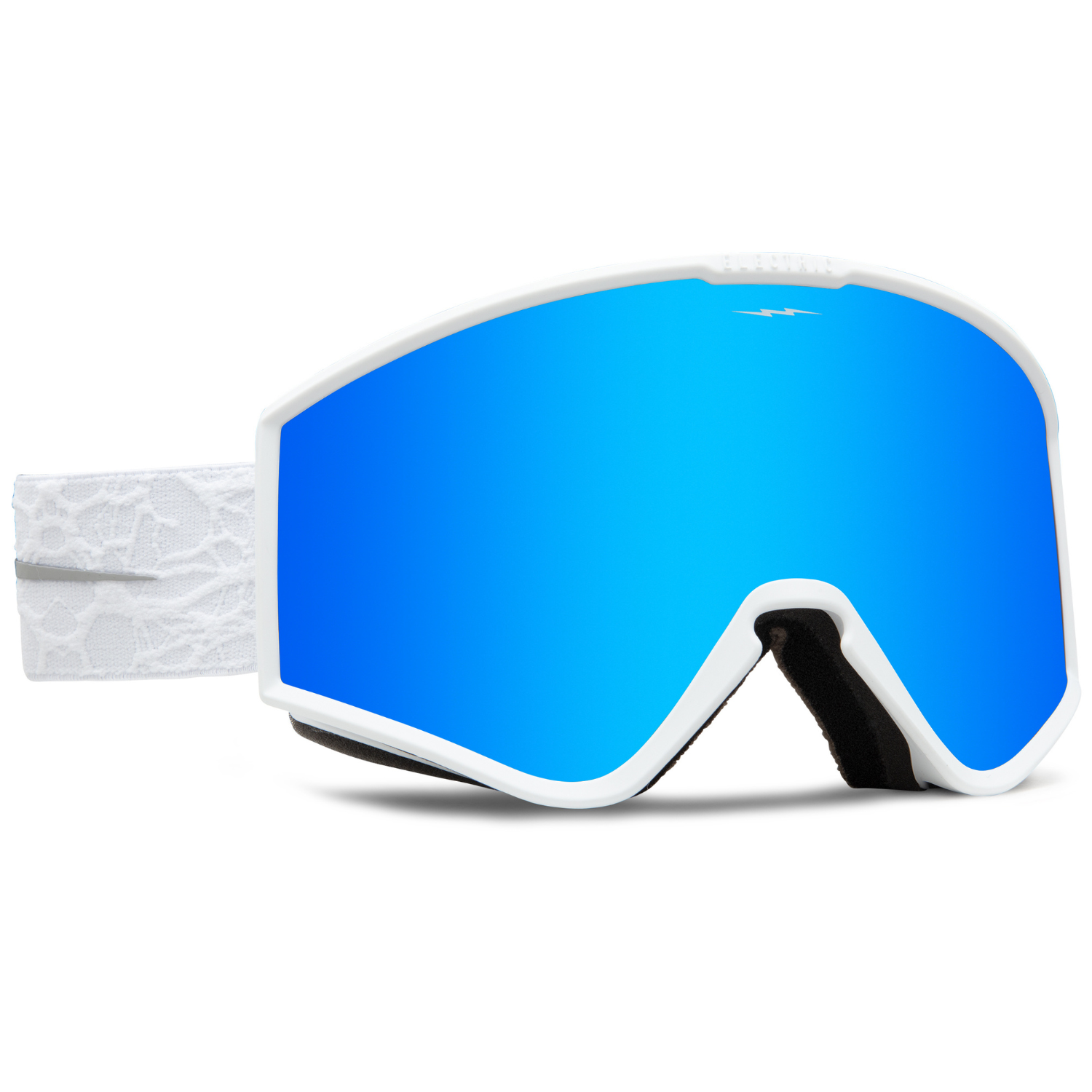 Matte White Nuron/Blue Chrome + Yellow