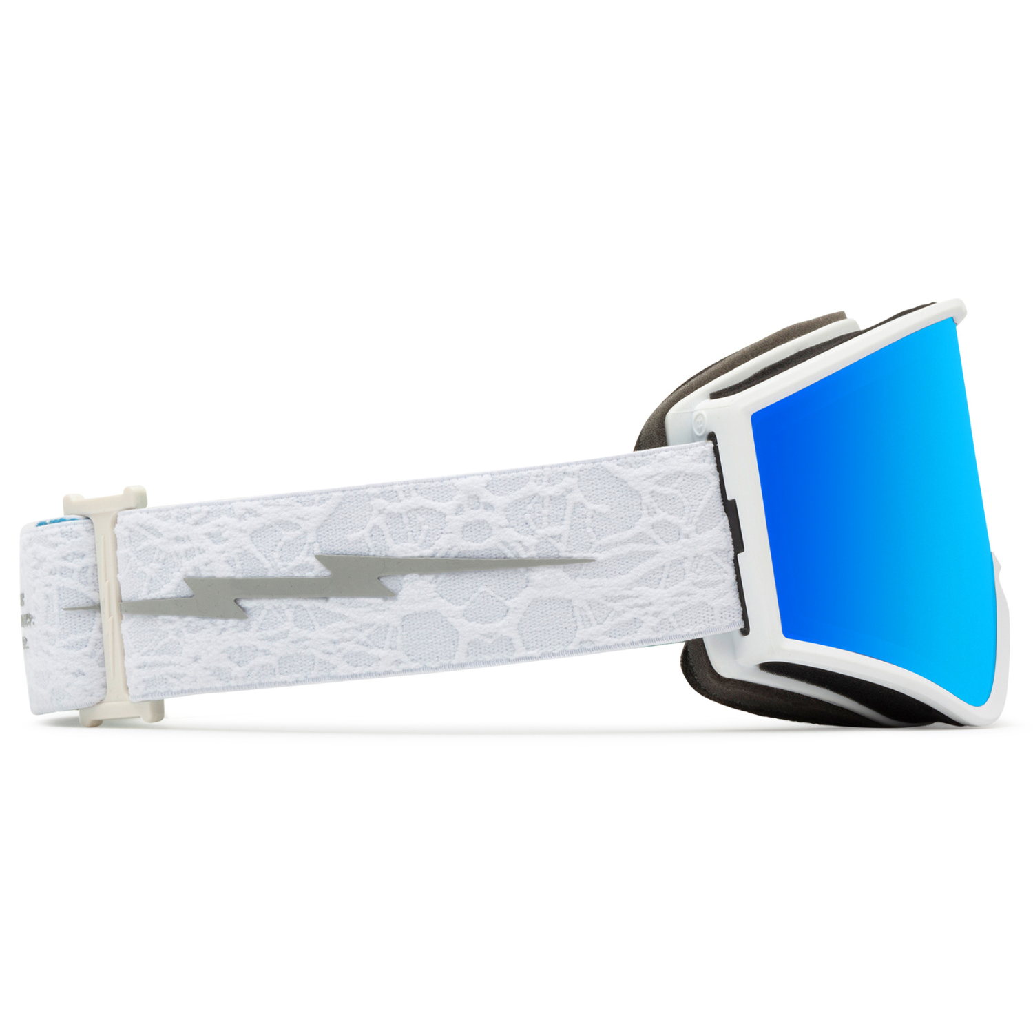 Matte White Nuron/Blue Chrome + Yellow