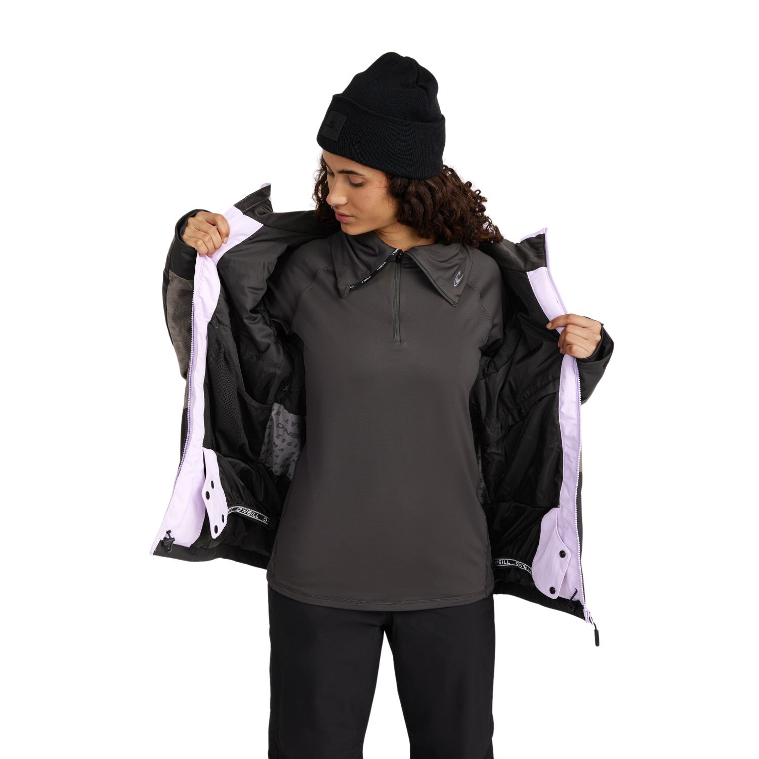 PURPLE ROSE COLOR BLOCK