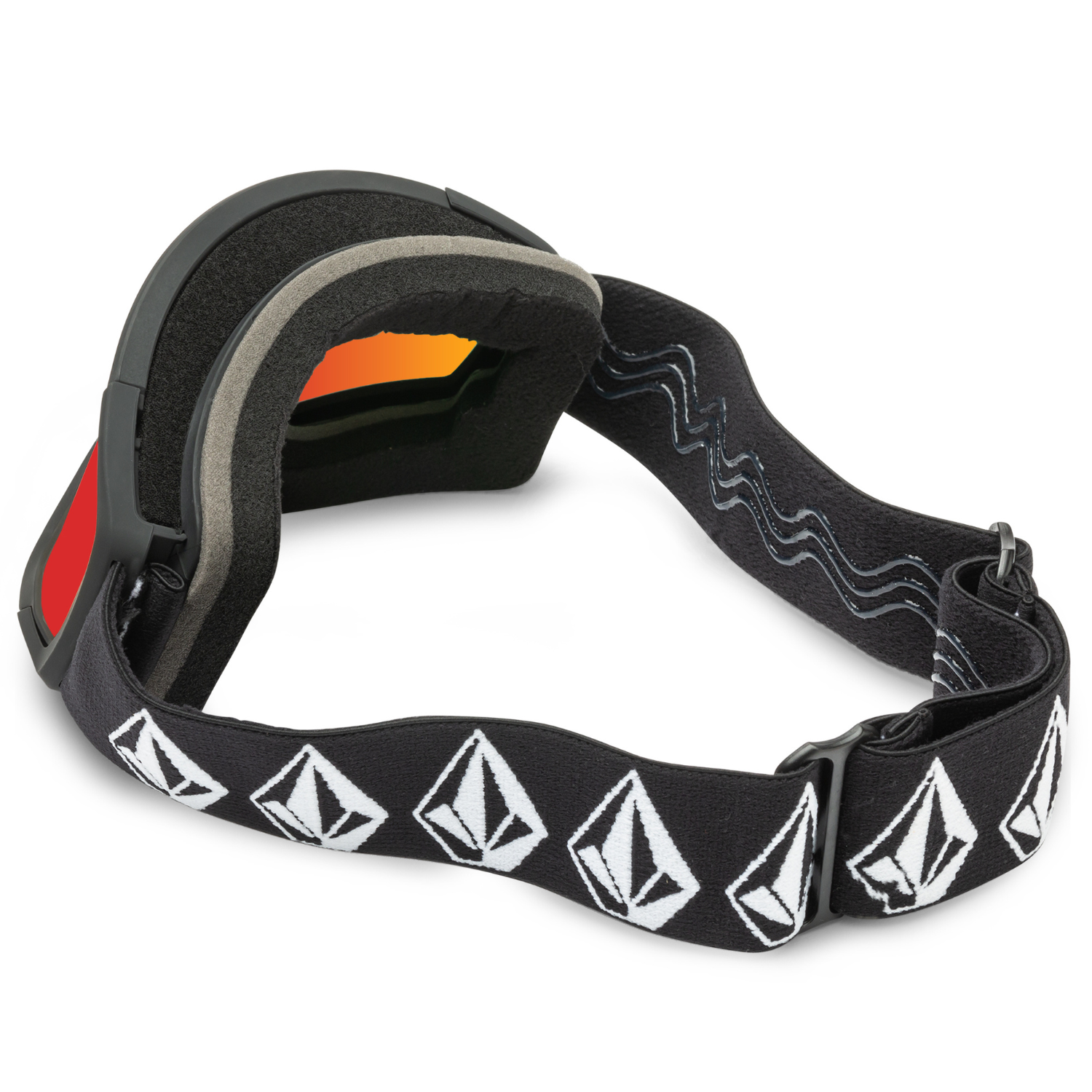 Matte Black Stone/Red Chrome