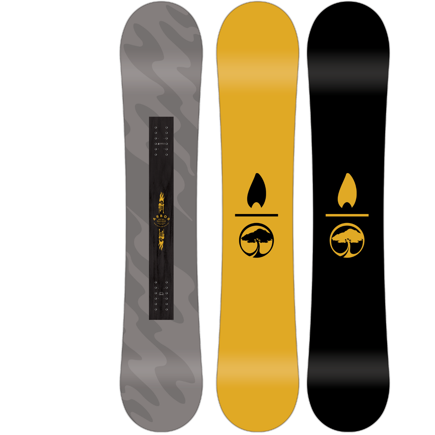 2025 Men's Arbor Metal Machine Snowboard Extreme Power