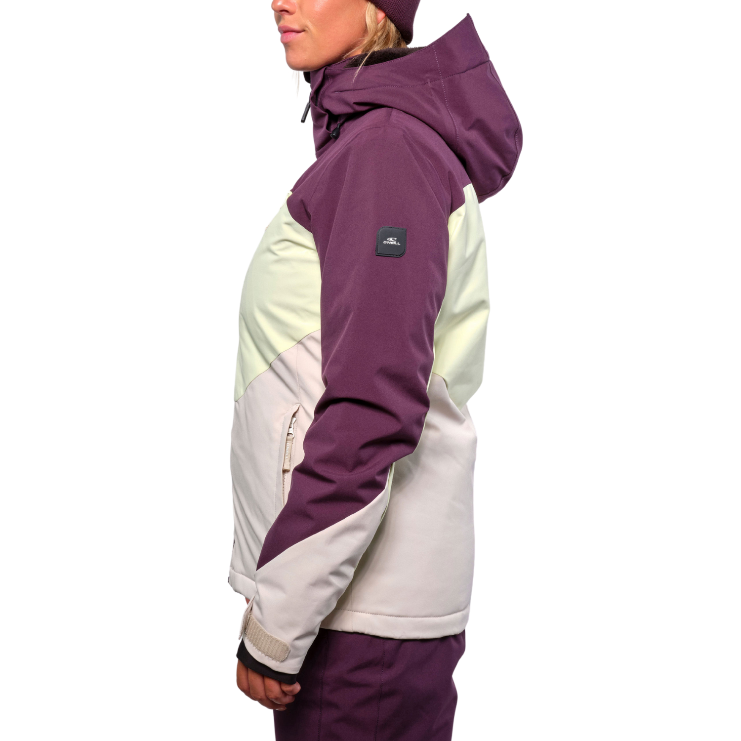 AUBERGINE COLOUR BLOCK