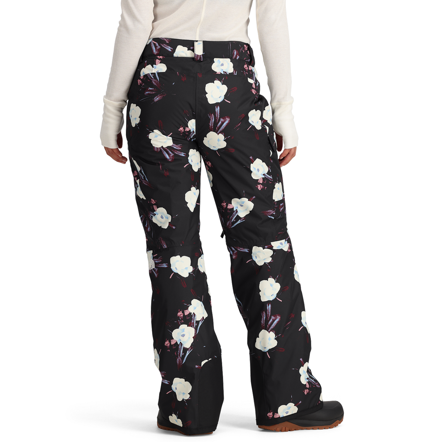 TNF Black Winter Flowers Print