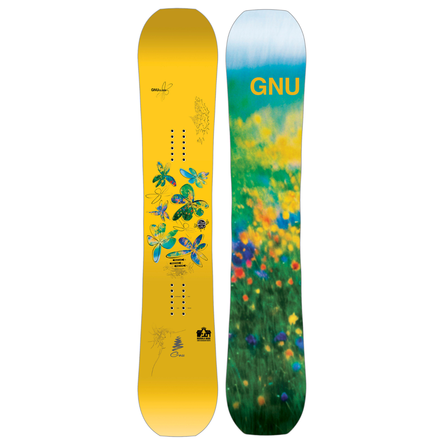 2026 Gnu Gloss Snowboard Freestyle Flow For Everyday Progression