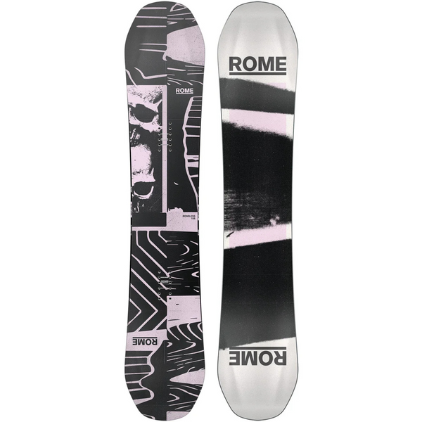 rome blackout snowboard Agent Pro 2026 The Rome Stale Fish Snowboard stands out as an excellent option for those in pursuit of a versatile ride across diverse terrains Rome Women's Hype Pro Snowboard