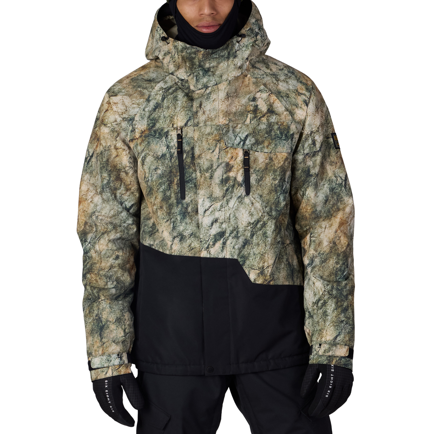 KHAKI GRUNGE COLORBLOCK
