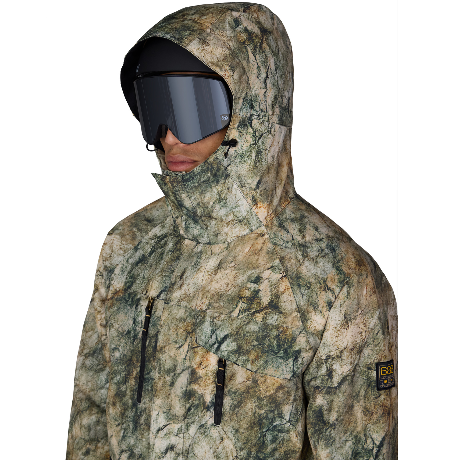 KHAKI GRUNGE COLORBLOCK