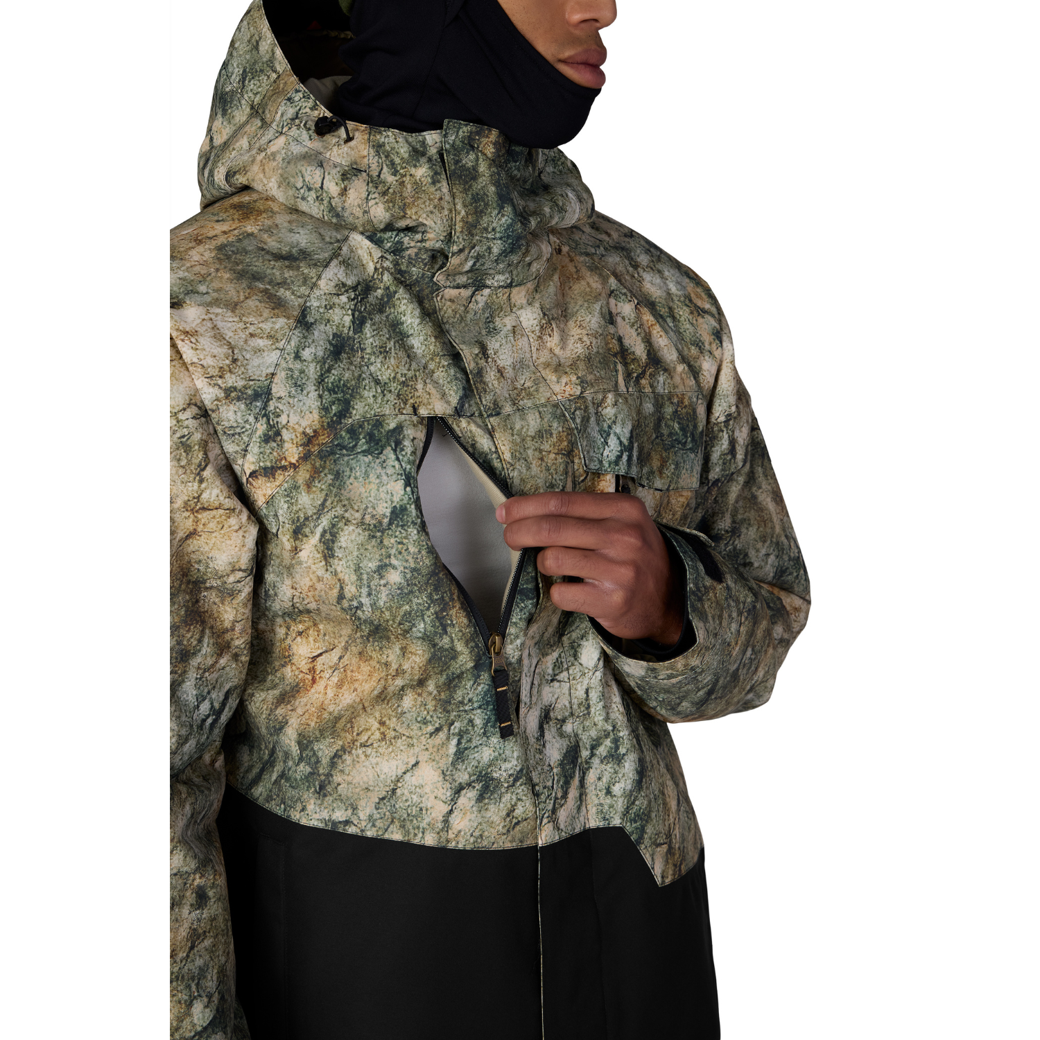 KHAKI GRUNGE COLORBLOCK