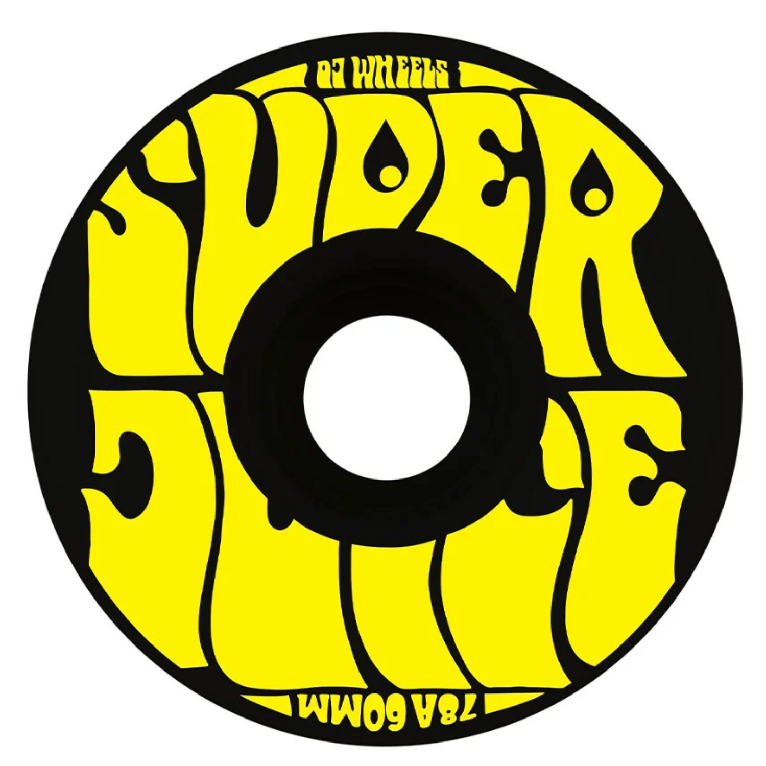 60mm  Super Juice Black 78a OJ Wheels