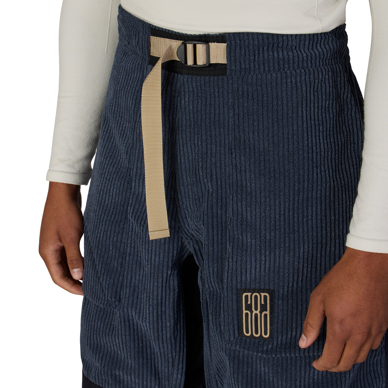 NAVY WIDE WALE CORDUROY