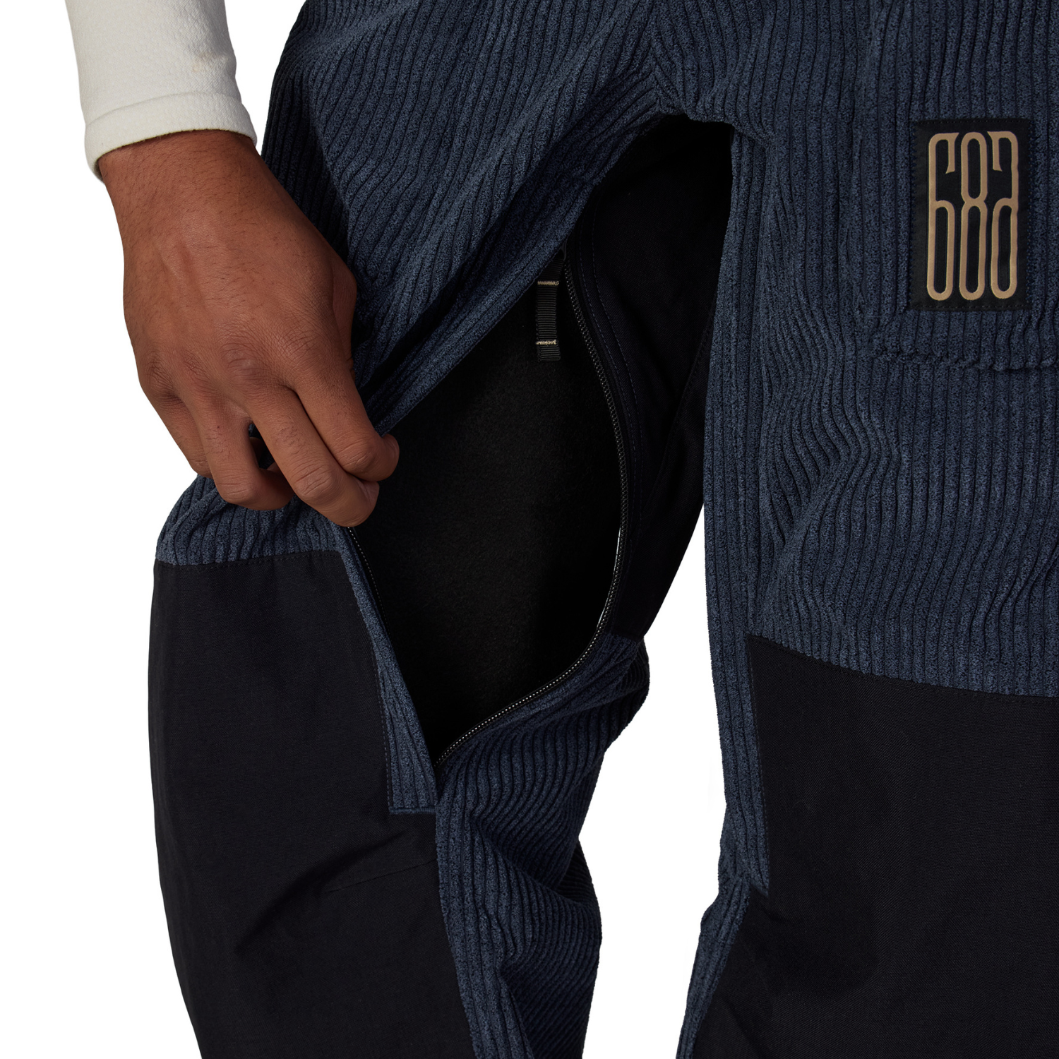 NAVY WIDE WALE CORDUROY