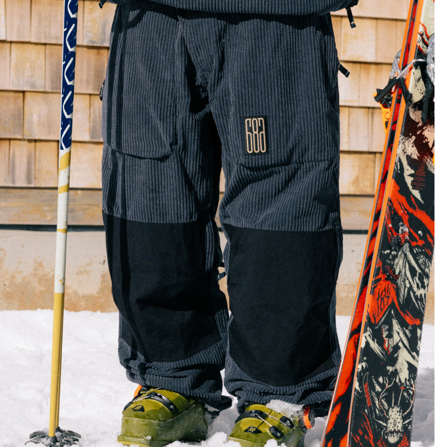NAVY WIDE WALE CORDUROY