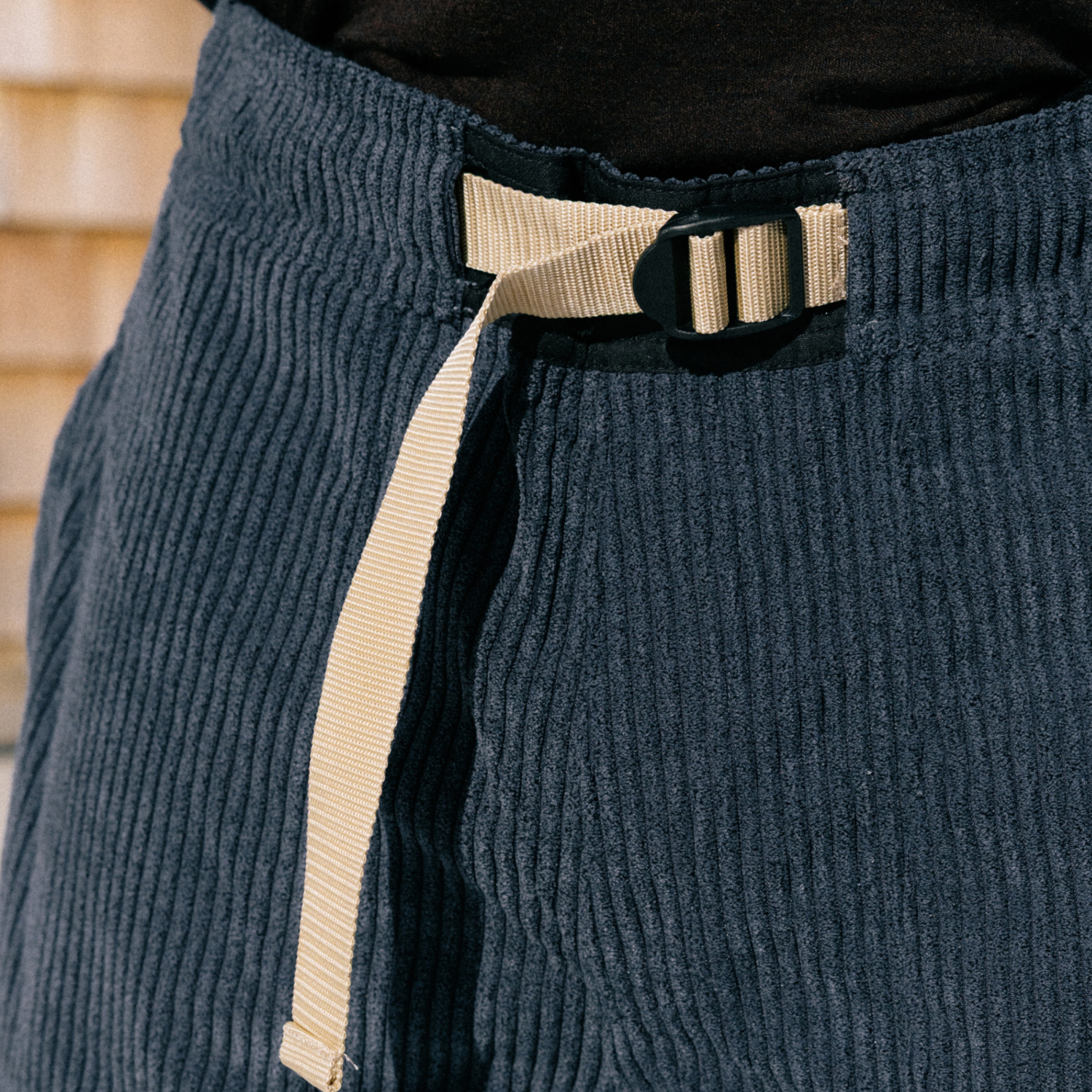 NAVY WIDE WALE CORDUROY