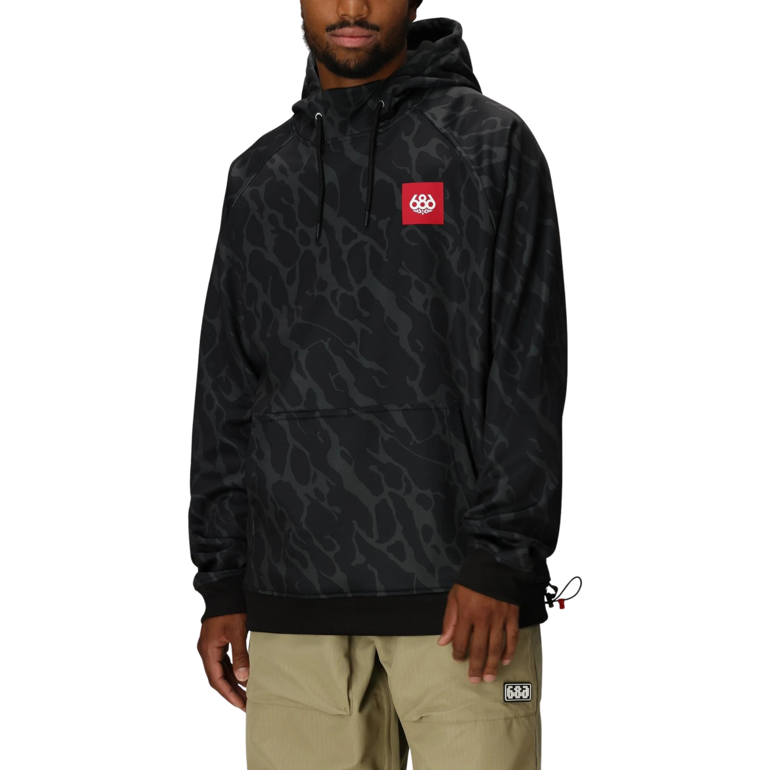 BLACK FRACTURE PRINT