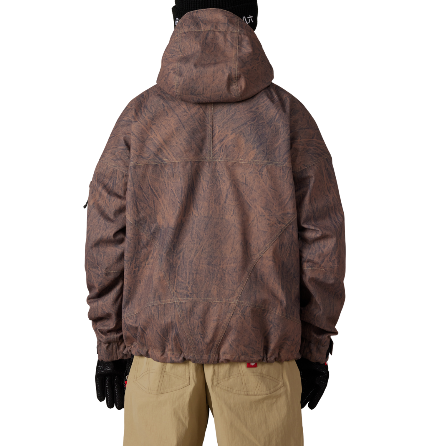 BROWN CRINKLE WASH