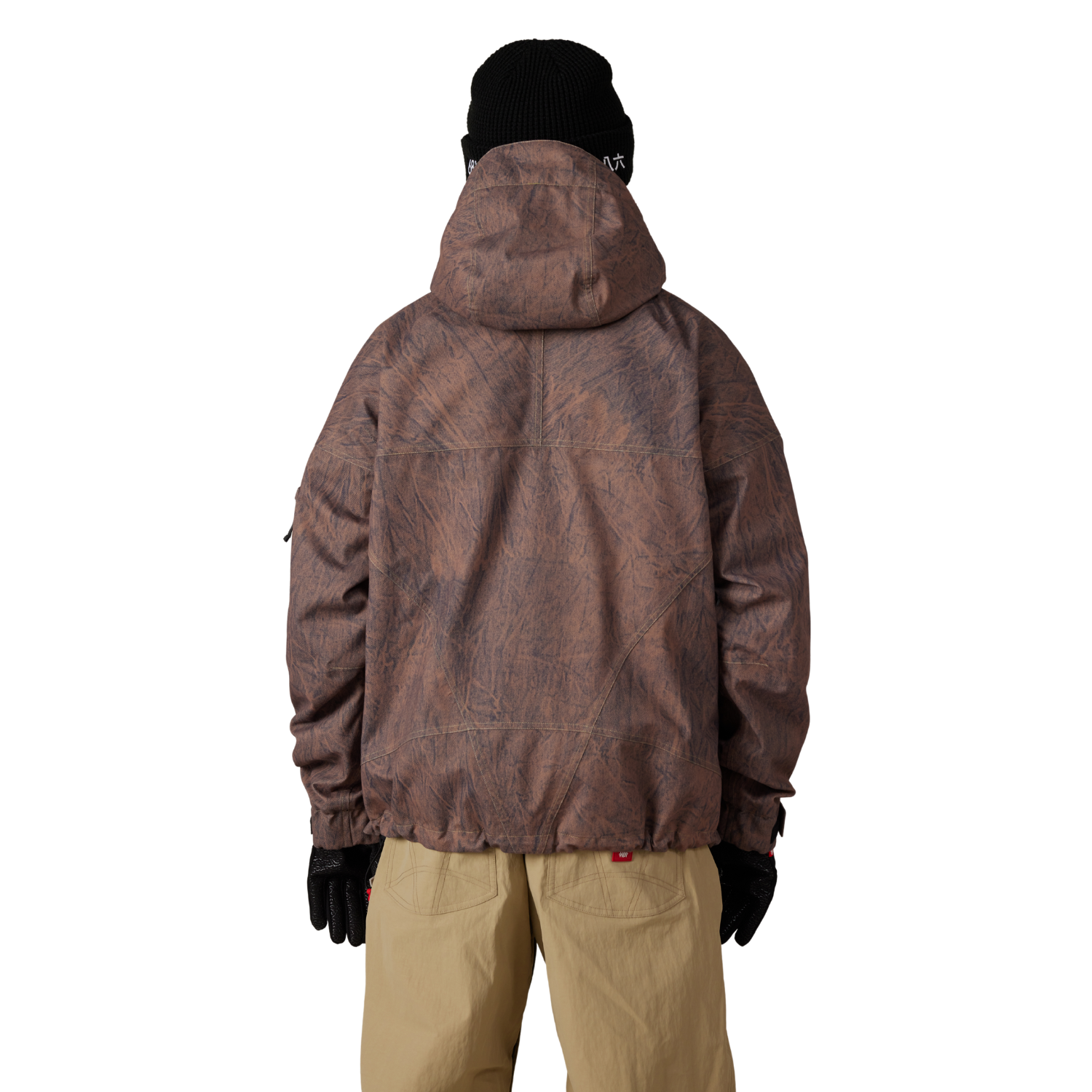 BROWN CRINKLE WASH