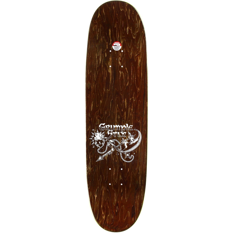 Anti - Hero Team Grimple Stix Barbarians Shaped Skateboard Deck
