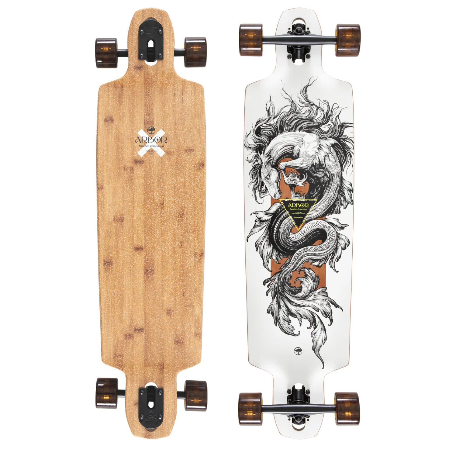Arbor Bamboo Dropcruiser 38 K Darmaeva Complete Longboard