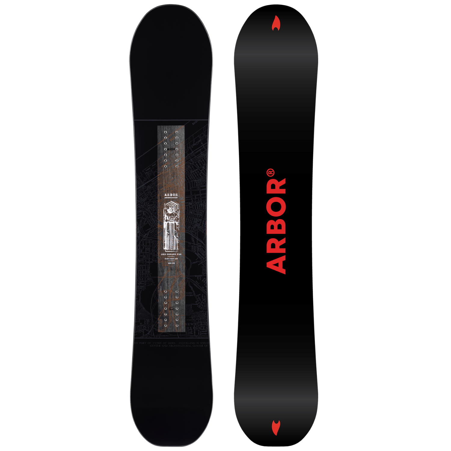 Arbor Red Gerard Pro Snowboard 2027 - Men's