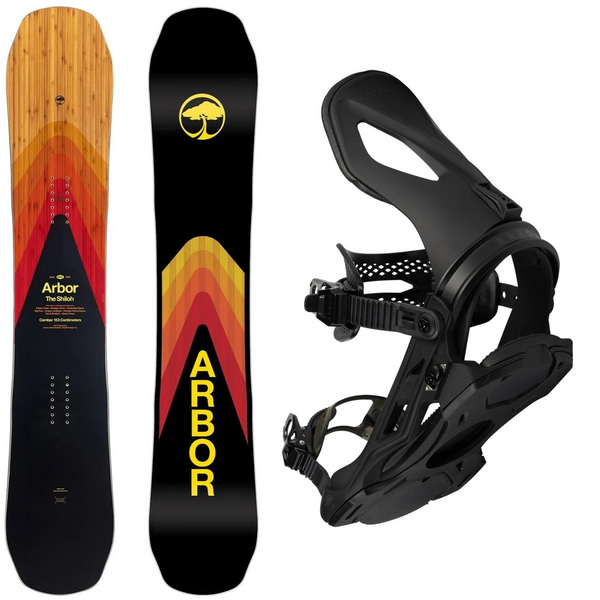 Arbor Shiloh Camber 2024 + Arbor Cypress 2024 - Snowboard Package