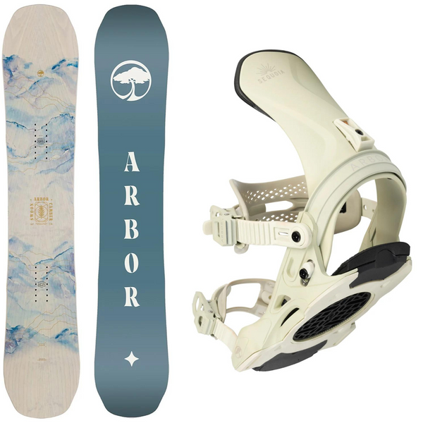 Arbor Swoon Camber 2024 + Arbor Sequoia 2024 - Snowboard Package