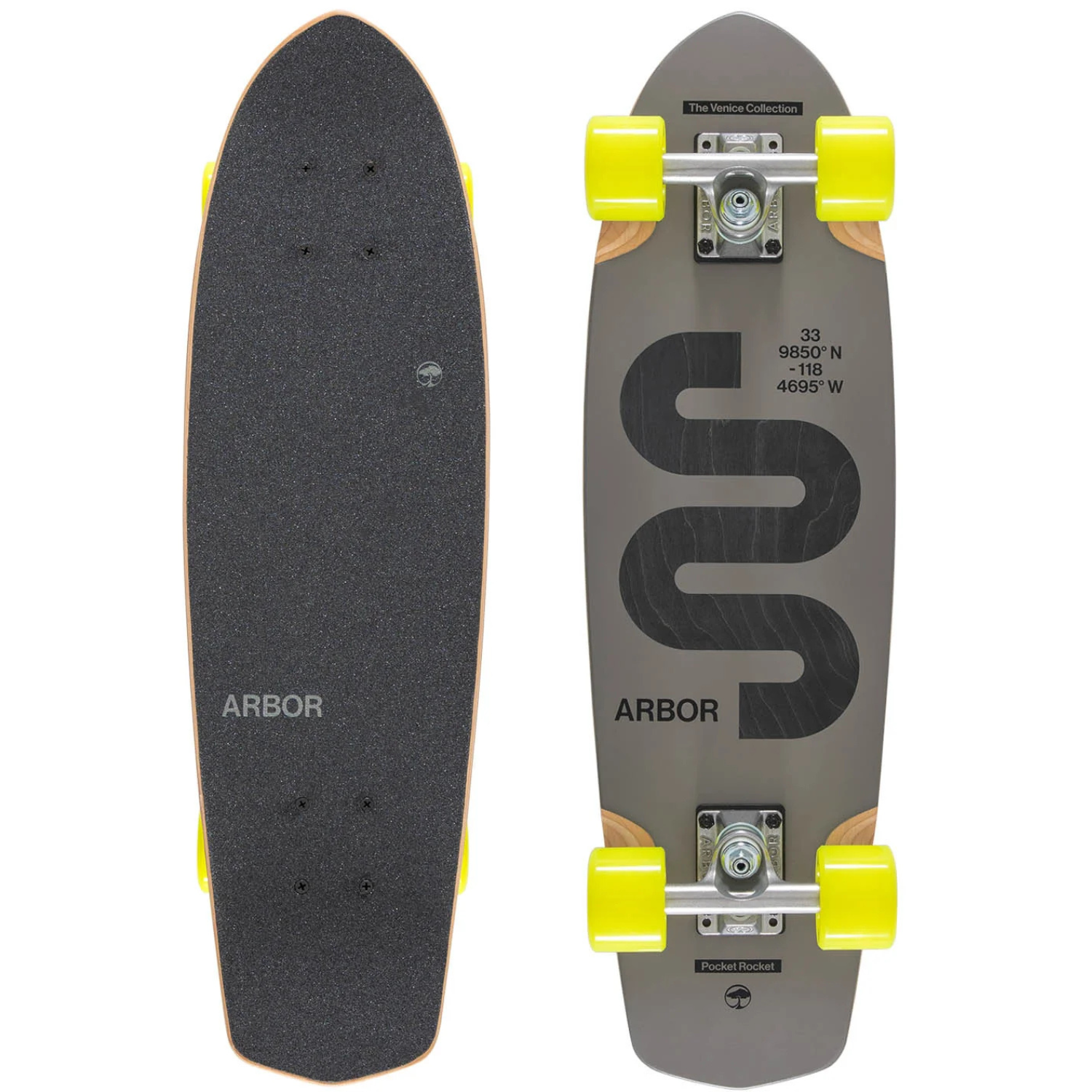 Arbor Venice Pocket Rocket Meridian 27" Cruiser Skateboard