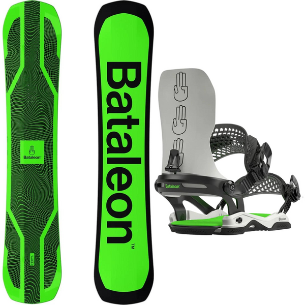 2024 Bataleon Goliath Snowboard + 2024 Bataleon Astro Asym Snowboard Bindings Package