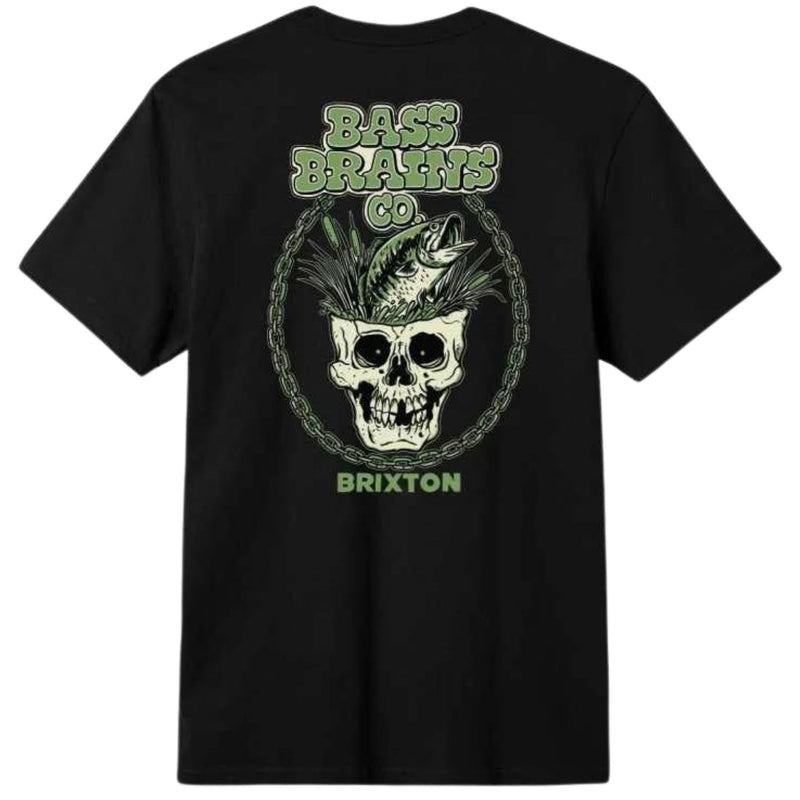 Brixton Bass Brains Skull Standard S/S Tee - Men's