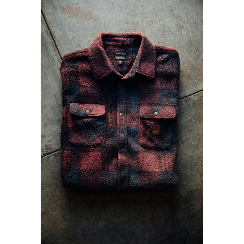 CORDOVAN RED/WASHED NAVY PLAID