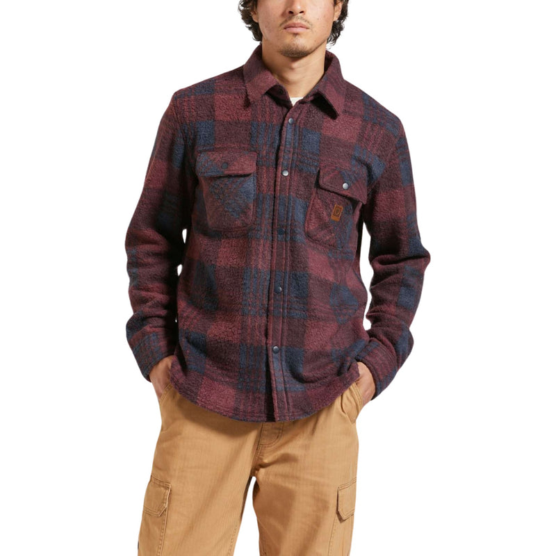 CORDOVAN RED/WASHED NAVY PLAID