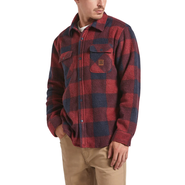 Brixton Bowery LS Arctic Stretch Fleece Flannel - Men's