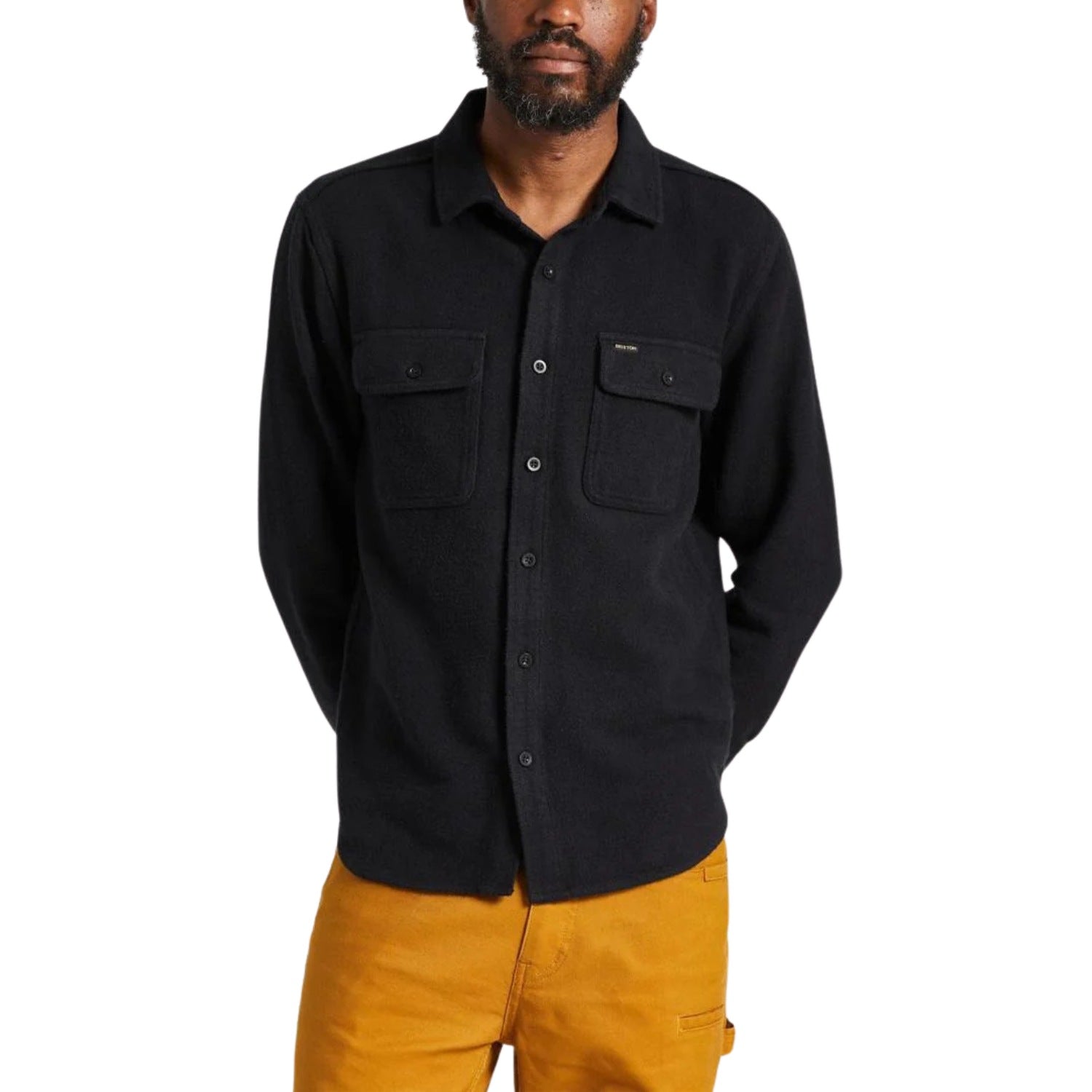 Brixton Bowery Textured Twill Overshirt - Men's