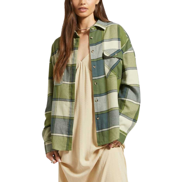 Blue Mirage / Dill Plaid