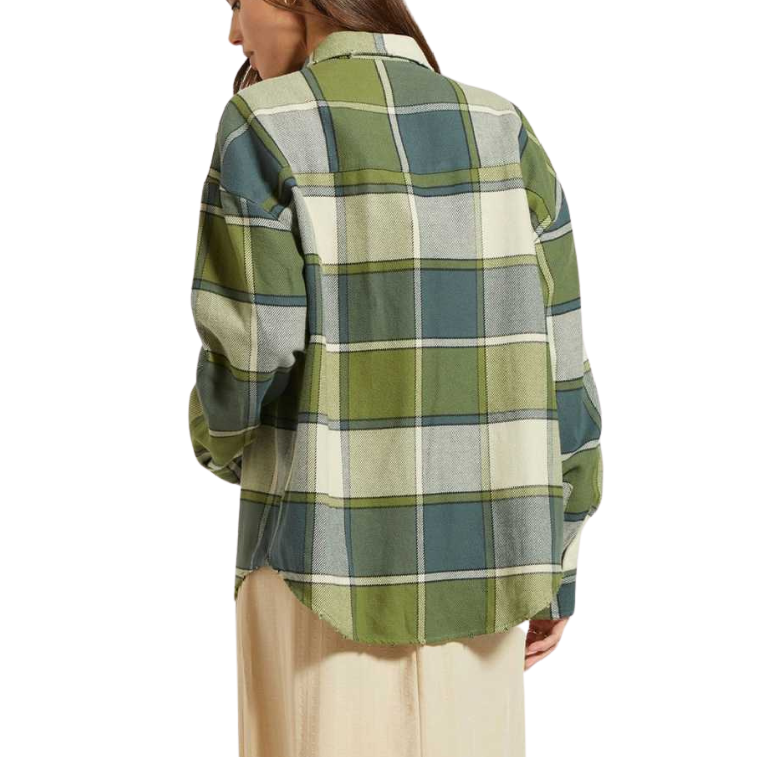 Blue Mirage / Dill Plaid