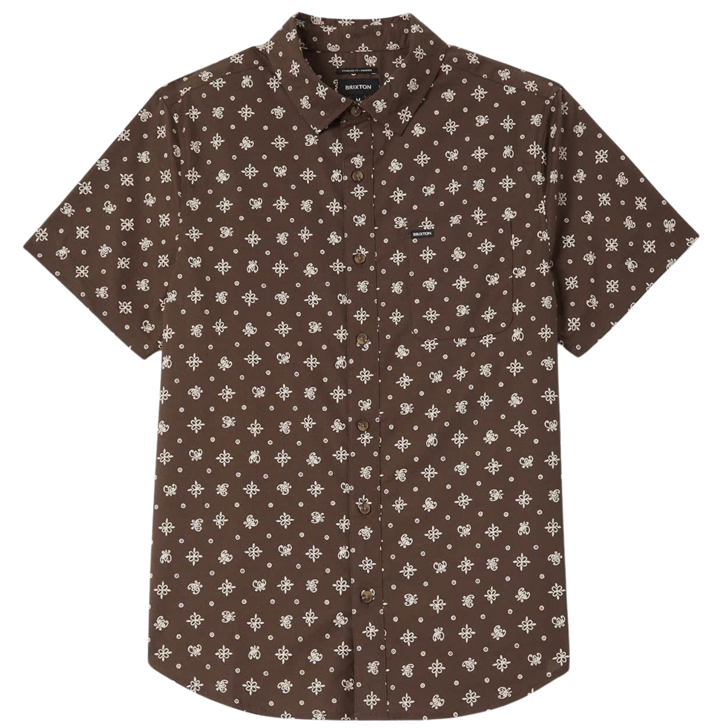 Brixton Charter Print Woven Button Up Shirt - Men's
