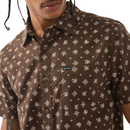 Brixton Charter Print Woven Button Up Shirt - Men's