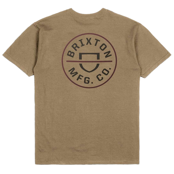 Brixton Crest II S/S Standard Tee - Men's