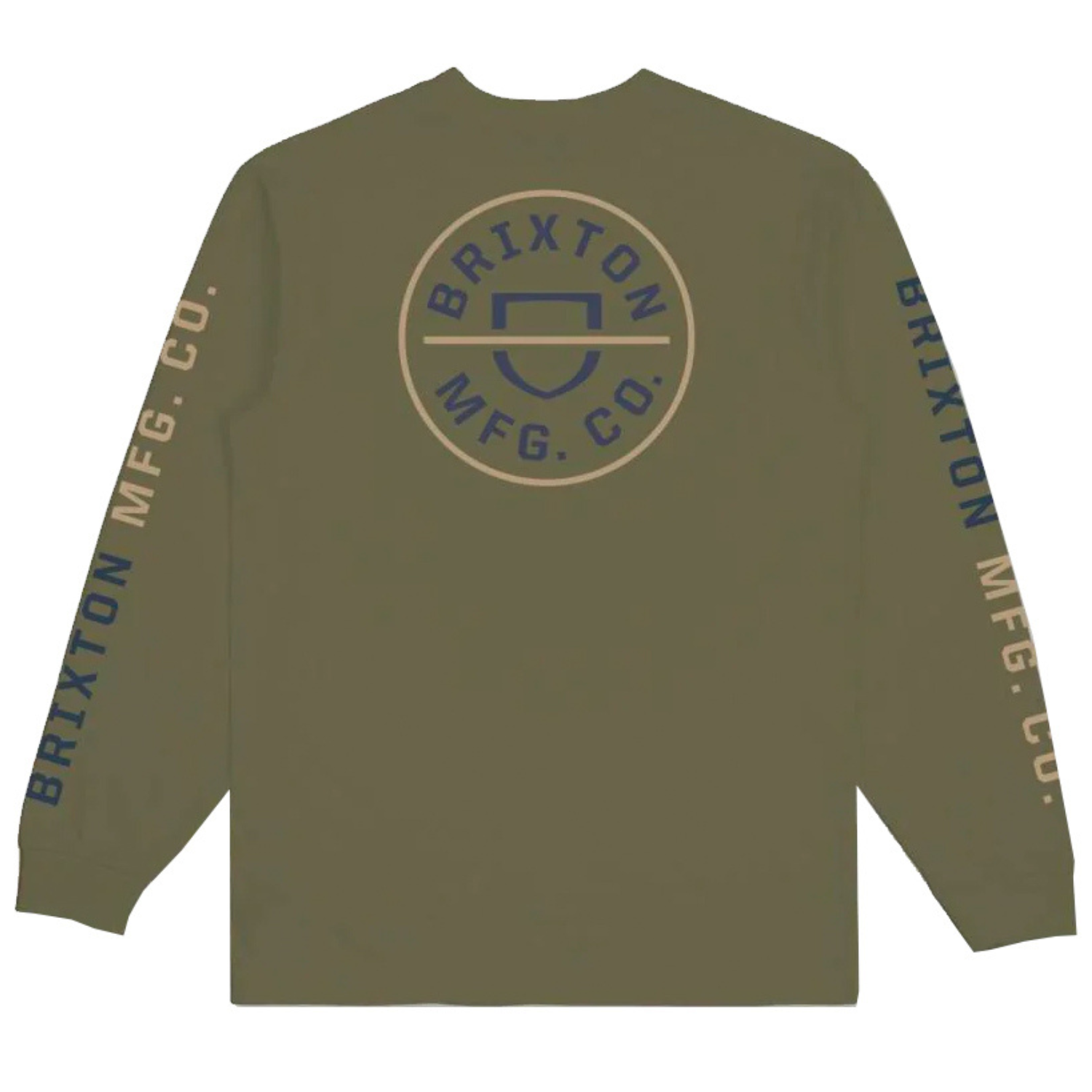 Brixton Men's Crest Long Sleeve Tee