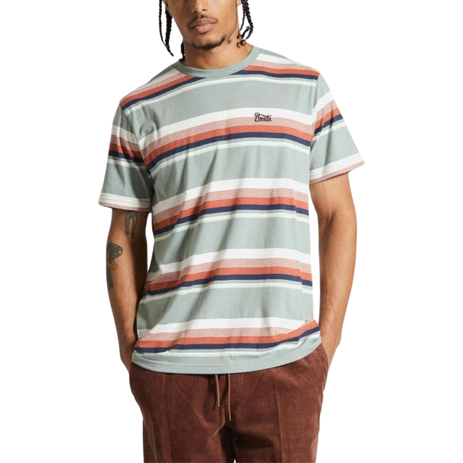 Brixton Hilt Stitch S/S Tee - Men's