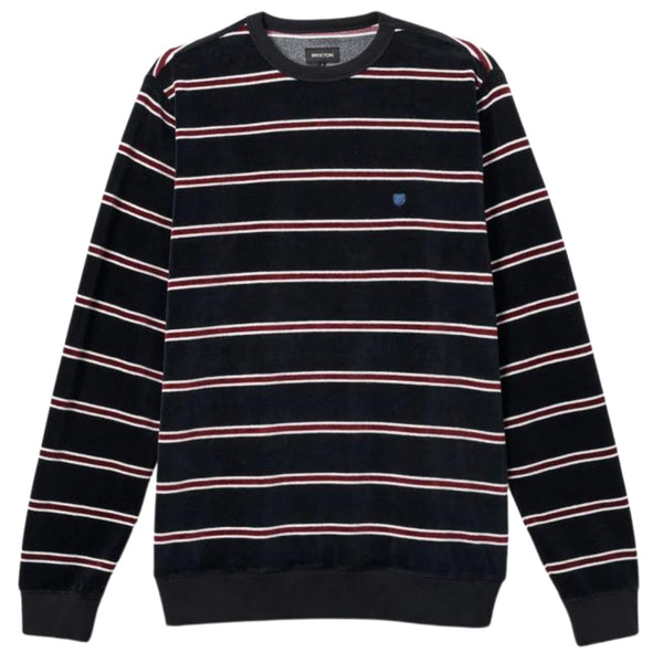 Brixton Shield Velveteen L/S Crew Knit - Men's