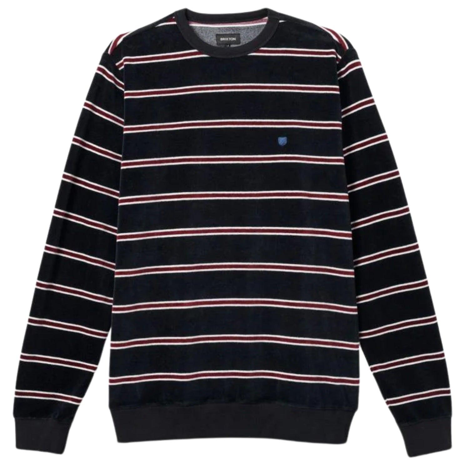 Brixton Shield Velveteen L/S Crew Knit - Men's