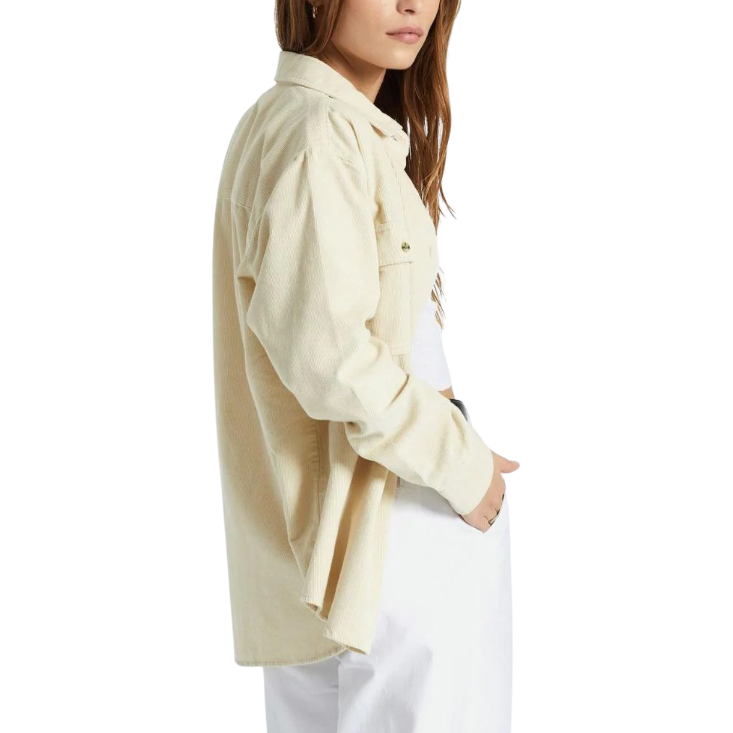 Brixton Bowery Boyfriend Corduroy Overshirt - Women's