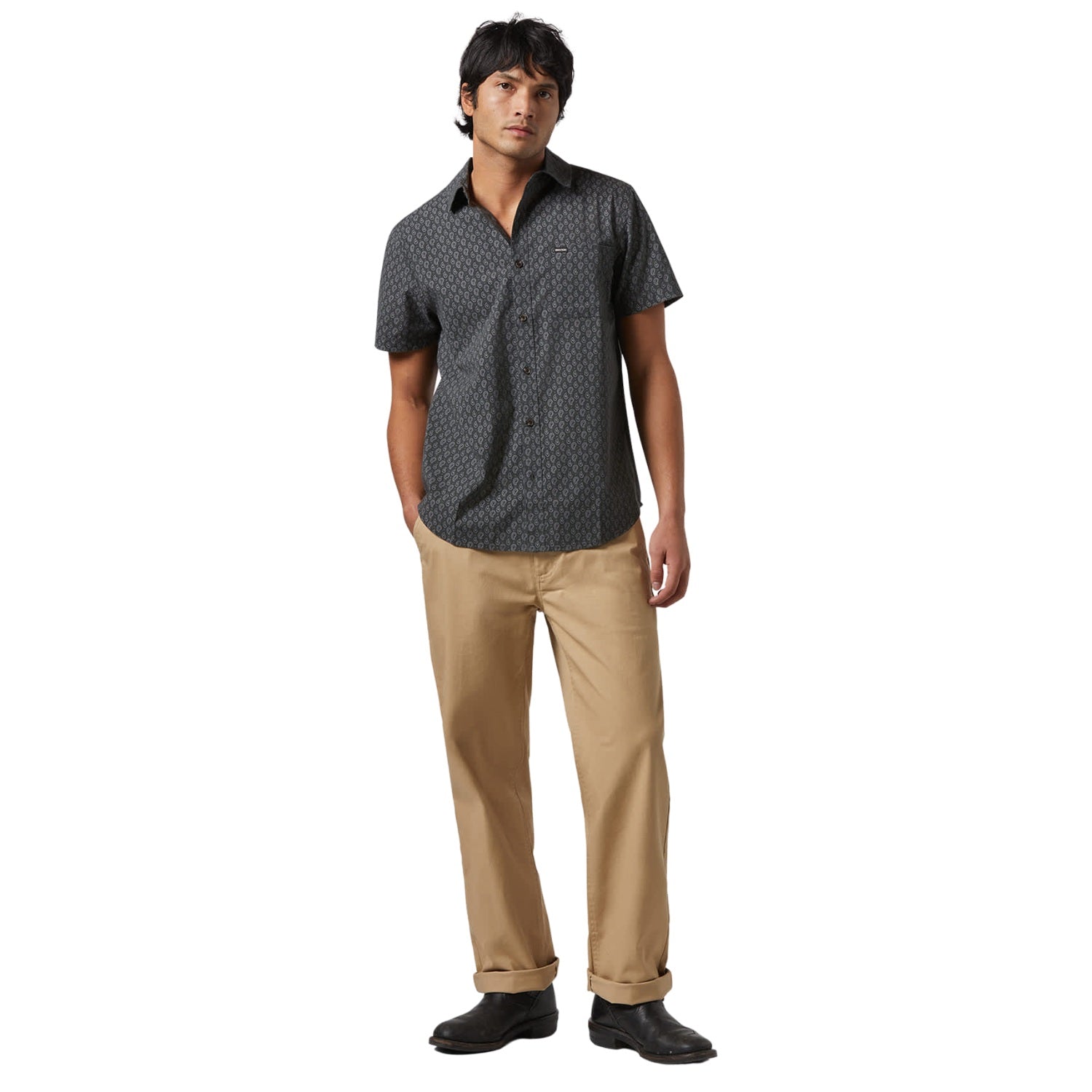 WASHED BLACK/PAISLEY